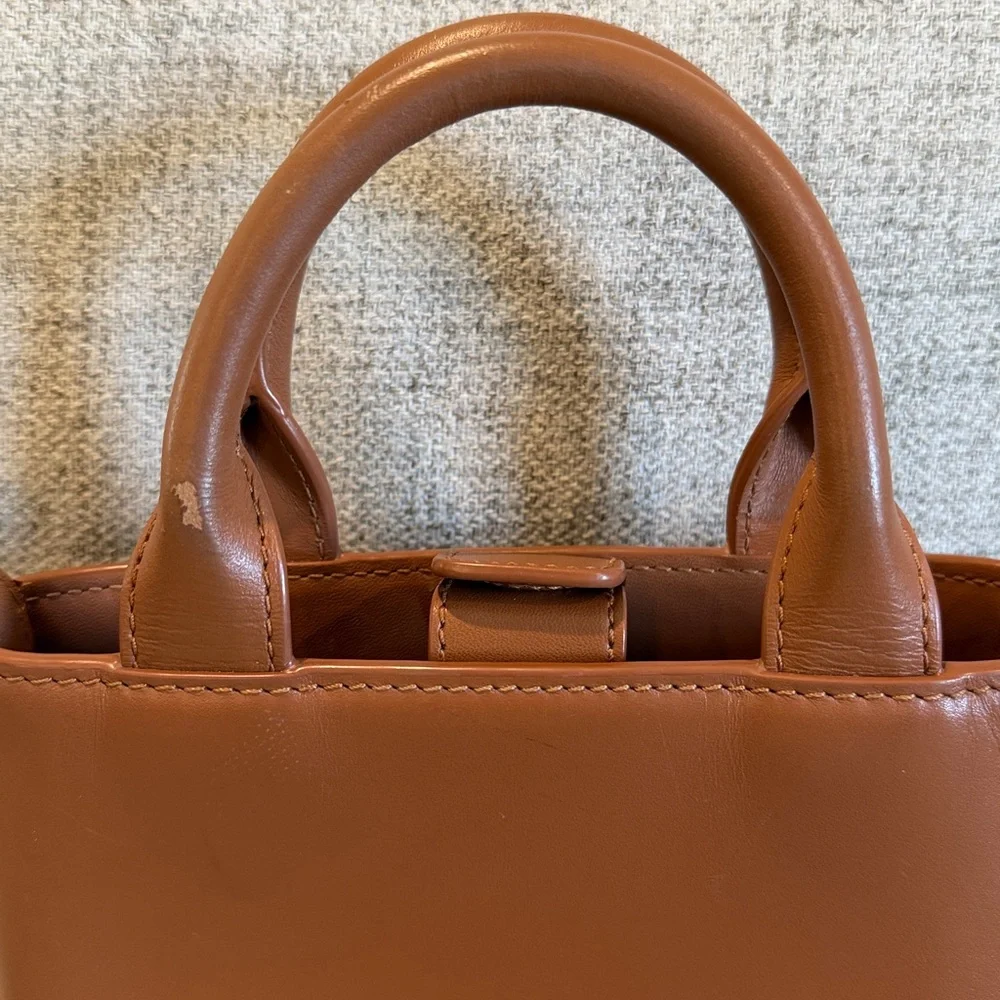 Claudie Perlot Mini Shoulder Bag Used Caramel Brown used